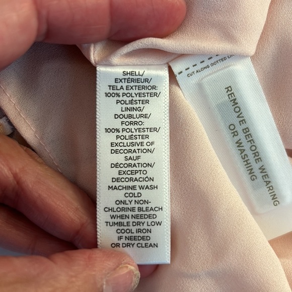 LOFT Light Pink Floral Lace Boho Midi Dress Size XS - Picture 8 of 8